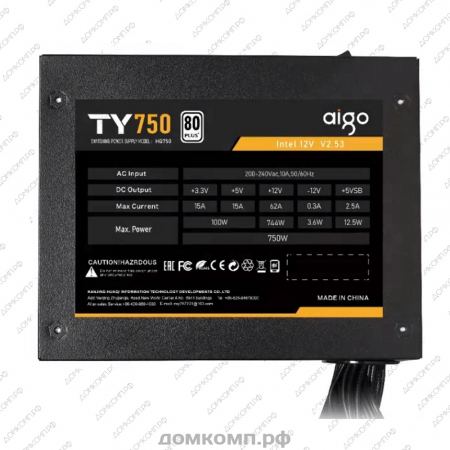 Блок питания 750 Вт Aigo TY750 недорого. домкомп.рф